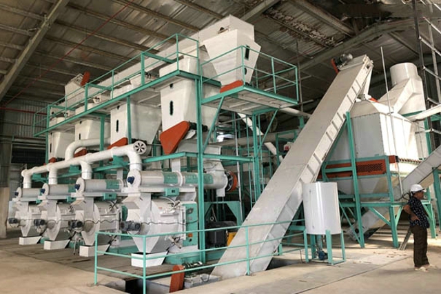 猪饲料生产线